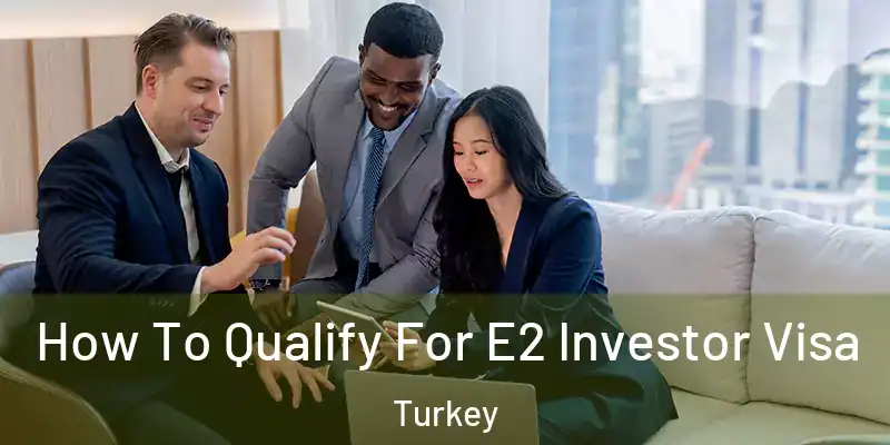  How To Qualify For E2 Investor Visa Turkey